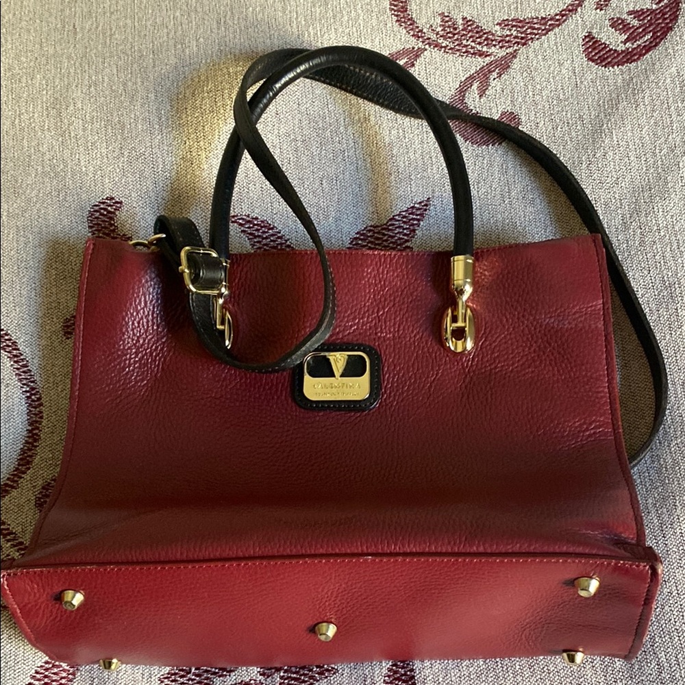 Valentina satchel with shoulder strap
